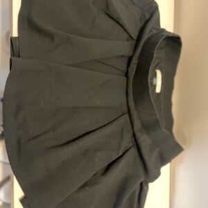 American Eagle Black Pleated Skirt- with shorts. Worn once. Size Small